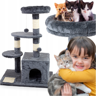 Nízke škrabadlo, škrabadlo, veža Be-active.pl 61 - 100 cm